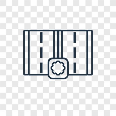 modaya uygun bir tasarım tarzı otoyol simgesi. otoyol simgesi üzerinde şeffaf arka plan izole. otoyol vektör simgesi basit ve modern düz simgesi web sitesi, mobil, logo, app, UI. otoyol simge vektör çizim, Eps10.