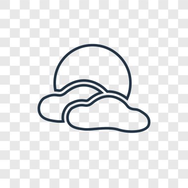 büyük ay simge modaya uygun bir tasarım tarzı. büyük ay simgesini şeffaf arka plan üzerinde izole. büyük ay vektör simgesi basit ve modern düz simgesi web sitesi, mobil, logo, app, UI. büyük ay simge vektör çizim, Eps10.