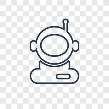 astronot Kullanıcı simgesi modaya uygun bir tasarım tarzı. astronot Kullanıcı simgesi üzerinde şeffaf arka plan izole. astronot Kullanıcı vektör simgesi basit ve modern düz simgesi web sitesi, mobil, logo, app, UI. astronot Kullanıcı simge vektör çizim, Eps10.