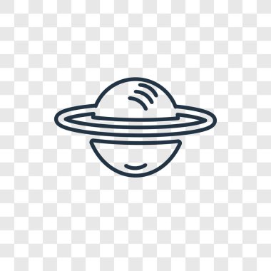 modaya uygun bir tasarım tarzı Uranüs simgesi. Uranüs simgesi üzerinde şeffaf arka plan izole. Uranüs vektör simgesi basit ve modern düz simgesi web sitesi, mobil, logo, app, UI. Uranüs simge vektör çizim, Eps10.