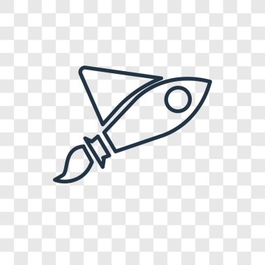 roket gemisi simgesi modaya uygun bir tasarım tarzı. roket gemisi simgesi üzerinde şeffaf arka plan izole. roket gemisi vektör simgesi basit ve modern düz simgesi web sitesi, mobil, logo, app, UI. roket gemisi simge vektör çizim, Eps10.