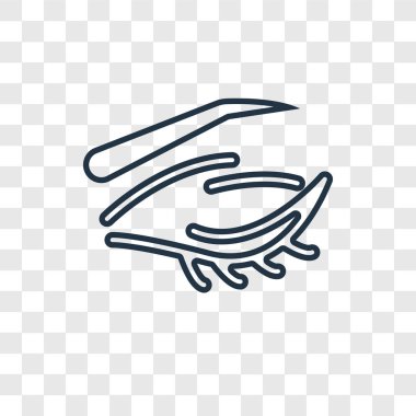 göz simgesini modaya uygun bir tasarım tarzı. göz simgesini şeffaf arka plan üzerinde izole. göz vektör simgesi basit ve modern düz simgesi web sitesi, mobil, logo, app, UI. göz simgesi vektör çizim, Eps10.