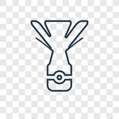 modaya uygun bir tasarım tarzı fırça simgesi. fırça simgesini şeffaf arka plan üzerinde izole. fırça vektör simgesi basit ve modern düz simgesi web sitesi, mobil, logo, app, UI. fırça simge vektör çizim, Eps10.