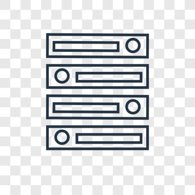 modaya uygun bir tasarım tarzı veritabanı simgesi. veritabanı simgesini şeffaf arka plan üzerinde izole. veritabanı vektör simgesi basit ve modern düz simgesi web sitesi, mobil, logo, app, UI. veritabanı simge vektör çizim, Eps10.