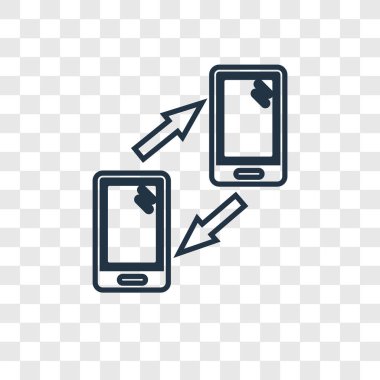 modaya uygun bir tasarım tarzı eşitleme simgesi. Eşitleme simgesi üzerinde şeffaf arka plan izole. Eşitleme vektör simgesi basit ve modern düz simgesi web sitesi, mobil, logo, app, UI. Eşitleme simge vektör çizim, Eps10.