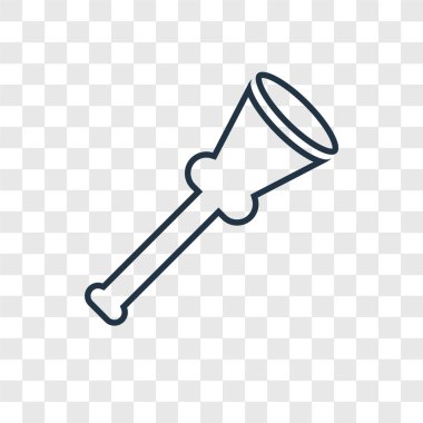 modaya uygun bir tasarım tarzı boynuz simgesi. boynuz simgesi üzerinde şeffaf arka plan izole. boynuz vektör simgesi basit ve modern düz simgesi web sitesi, mobil, logo, app, UI. boynuz simge vektör çizim, Eps10.