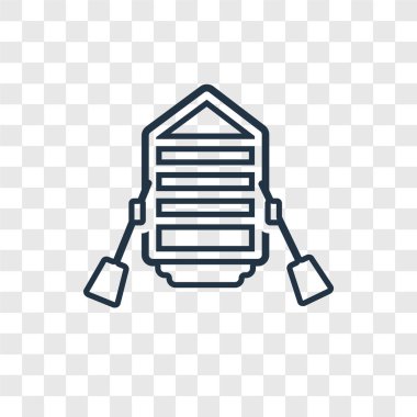 modaya uygun bir tasarım tarzı tekne simgesi. tekne simgesi üzerinde şeffaf arka plan izole. tekne vektör simgesi basit ve modern düz simgesi web sitesi, mobil, logo, app, UI. tekne simge vektör çizim, Eps10.