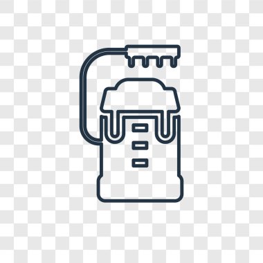 modaya uygun bir tasarım tarzı su simgesi. su simgesi üzerinde şeffaf arka plan izole. su vektör simgesi basit ve modern düz simgesi web sitesi, mobil, logo, app, UI. su simge vektör çizim, Eps10.