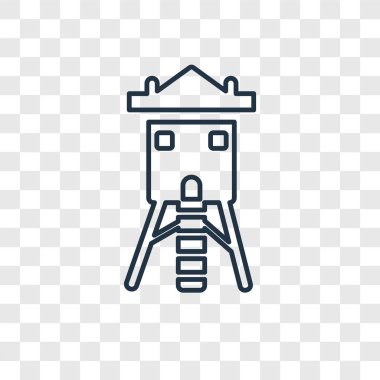 modaya uygun bir tasarım tarzı Lodge kutsal kişilerin resmi. saydam arka plan üzerinde izole lodge simgesi. Lodge vektör simgesi basit ve modern düz simgesi web sitesi, mobil, logo, app, UI. Lodge simge vektör çizim, Eps10.