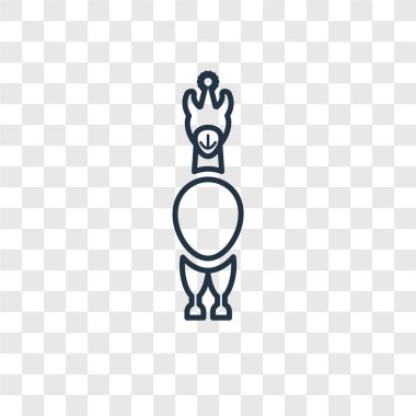 sirk Lama simgesi modaya uygun bir tasarım tarzı. sirk Lama simgesi üzerinde şeffaf arka plan izole. sirk Lama vektör simgesi basit ve modern düz simgesi web sitesi, mobil, logo, app, UI. sirk Lama simge vektör çizim, Eps10.