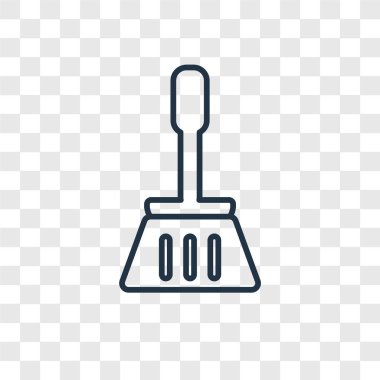 süpürge simgesi modaya uygun bir tasarım tarzı cleanin. cleanin simgesi üzerinde şeffaf arka plan izole süpürge. Cleanin vektör simgesi basit süpürge ve modern düz UI uygulaması, web sitesi, mobil, logo, sembol. simge vektör çizim, Eps10 cleanin süpürge.