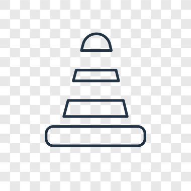 modaya uygun bir tasarım tarzı koni simgesi. saydam arka plan üzerinde izole koni simgesi. koni vektör simgesi basit ve modern düz simgesi web sitesi, mobil, logo, app, UI. koni simge vektör çizim, Eps10.