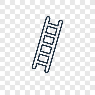 modaya uygun bir tasarım tarzı merdiven simgesi. merdiven simgesi üzerinde şeffaf arka plan izole. merdiven vektör simgesi basit ve modern düz simgesi web sitesi, mobil, logo, app, UI. merdiven simge vektör çizim, Eps10.