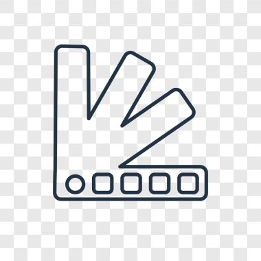 modaya uygun bir tasarım tarzı Pantone simgesi. pantone simgesi üzerinde şeffaf arka plan izole. Pantone vektör simgesi basit ve modern düz simgesi web sitesi, mobil, logo, app, UI. Pantone simge vektör çizim, Eps10.