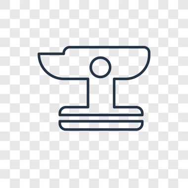 modaya uygun bir tasarım tarzı örs simgesi. saydam arka plan üzerinde izole örs simgesi. örs vektör simgesi basit ve modern düz simgesi web sitesi, mobil, logo, app, UI. örs simge vektör çizim, Eps10.