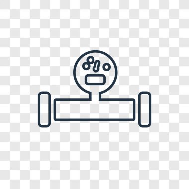 gaz boru simgesi modaya uygun bir tasarım tarzı. saydam arka plan üzerinde izole gaz boru simgesi. gaz boru vektör simgesi basit ve modern düz simgesi web sitesi, mobil, logo, app, UI. gaz boru simge vektör çizim, Eps10.