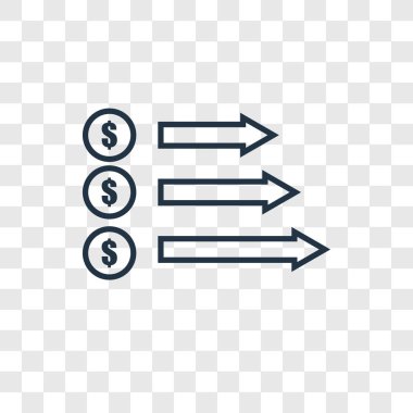 modaya uygun bir tasarım tarzı büyüme simgesi. saydam arka plan üzerinde izole büyüme simgesi. büyüme vektör simgesi basit ve modern düz simgesi web sitesi, mobil, logo, app, UI. büyüme simge vektör çizim, Eps10.