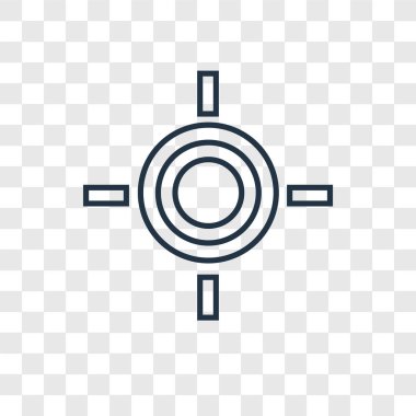 hedef simgesi modaya uygun bir tasarım tarzı. hedef simgesi üzerinde şeffaf arka plan izole. hedef vektör simgesi basit ve modern düz simgesi web sitesi, mobil, logo, app, UI. Amaç simge vektör çizim, Eps10.