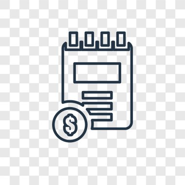 Not defteri simgesi modaya uygun bir tasarım tarzı. Not defteri simgesi üzerinde şeffaf arka plan izole. defter vektör simgesi basit ve modern düz simgesi web sitesi, mobil, logo, app, UI. Not defteri simgesi vektör çizim, Eps10.