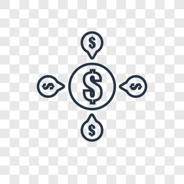 modaya uygun bir tasarım tarzı crowdfunding simgesi. saydam arka plan üzerinde izole crowdfunding simgesi. crowdfunding vektör simgesi basit ve modern düz simgesi web sitesi, mobil, logo, app, UI. crowdfunding simge vektör çizim, Eps10.