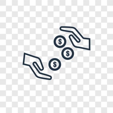 sikke simge modaya uygun bir tasarım tarzı. saydam arka plan üzerinde izole sikke simge. sikke vektör simgesi basit ve modern düz simgesi web sitesi, mobil, logo, app, UI. sikke simge vektör çizim, Eps10.