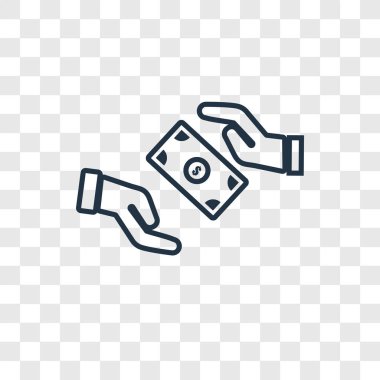 modaya uygun bir tasarım tarzı crowdfunding simgesi. saydam arka plan üzerinde izole crowdfunding simgesi. crowdfunding vektör simgesi basit ve modern düz simgesi web sitesi, mobil, logo, app, UI. crowdfunding simge vektör çizim, Eps10.