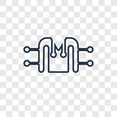 modaya uygun bir tasarım tarzı ceket simgesi. saydam arka plan üzerinde izole ceket simgesi. ceket vektör simgesi basit ve modern düz simgesi web sitesi, mobil, logo, app, UI. ceket simge vektör çizim, Eps10.