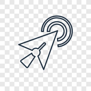 modaya uygun bir tasarım stili simgesini tıklatın. saydam arka plan üzerinde izole simgesini tıklatın. vektör simgesi basit ve modern düz web sitesi, mobil, logo, app, için Simge'yi UI. simge vektör çizim, Eps10'ı tıklatın.