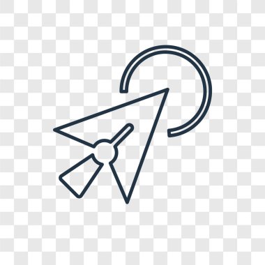 modaya uygun bir tasarım stili simgesini tıklatın. saydam arka plan üzerinde izole simgesini tıklatın. vektör simgesi basit ve modern düz web sitesi, mobil, logo, app, için Simge'yi UI. simge vektör çizim, Eps10'ı tıklatın.