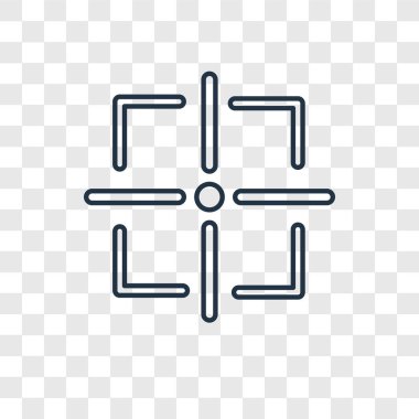 hedef simgesini modaya uygun bir tasarım tarzı. hedef simgesini şeffaf arka plan üzerinde izole. hedef vektör simgesi basit ve modern düz simgesi web sitesi, mobil, logo, app, UI. hedef simge vektör çizim, Eps10.