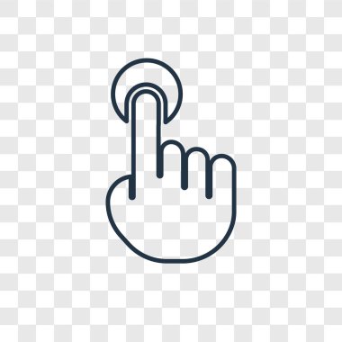 modaya uygun bir tasarım tarzı simgesine dokunun. saydam arka plan üzerinde izole simgesine dokunun. vektör simgesi basit ve modern düz simgesi web sitesi, mobil, logo, app, dokunun UI. simge vektör çizim, Eps10 dokunun.