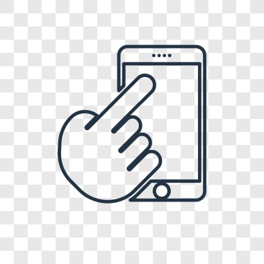 modaya uygun bir tasarım tarzı simgesine dokunun. saydam arka plan üzerinde izole simgesine dokunun. vektör simgesi basit ve modern düz simgesi web sitesi, mobil, logo, app, dokunun UI. simge vektör çizim, Eps10 dokunun.