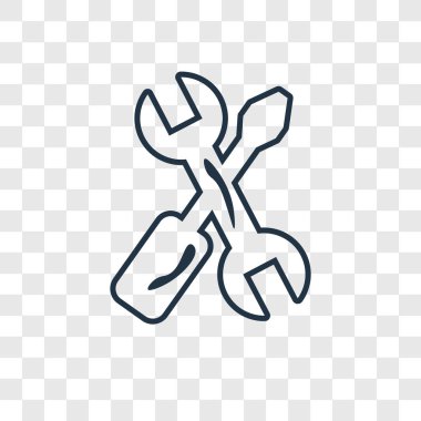 ayarları simgesi modaya uygun bir tasarım tarzı. ayarları simgesi üzerinde şeffaf arka plan izole. ayarları simgesi basit vektör ve modern düz UI uygulaması, web sitesi, mobil, logo, sembol. ayarları simgesi vektör çizim, Eps10.