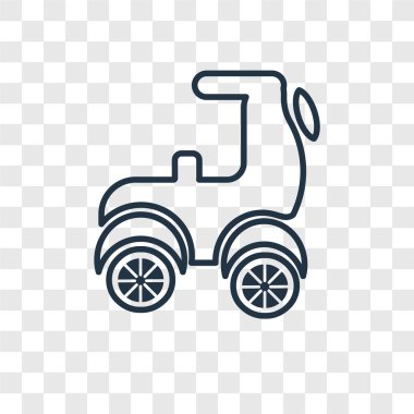 modaya uygun bir tasarım tarzı motosiklet simgesi. Motosiklet simgesi üzerinde şeffaf arka plan izole. Motosiklet vektör simgesi basit ve modern düz simgesi web sitesi, mobil, logo, app, UI. Motosiklet simge vektör çizim, Eps10.