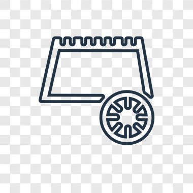 takvim simgesini modaya uygun bir tasarım tarzı. takvim simgesini şeffaf arka plan üzerinde izole. takvim vektör simgesi basit ve modern düz simgesi web sitesi, mobil, logo, app, UI. Takvim simge vektör çizim, Eps10.