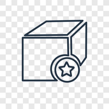 paket simgesi modaya uygun bir tasarım tarzı. paket simgesi üzerinde şeffaf arka plan izole. paket vektör simgesi basit ve modern düz simgesi web sitesi, mobil, logo, app, UI. paket simgesi vektör çizim, Eps10.