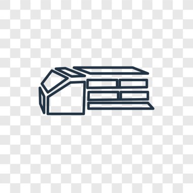 teslimat kamyonu simgesi modaya uygun bir tasarım tarzı. Teslimat kamyon simgesi üzerinde şeffaf arka plan izole. teslimat kamyonu vektör simgesi basit ve modern düz simgesi web sitesi, mobil, logo, app, UI. teslimat kamyonu simge vektör çizim, Eps10.