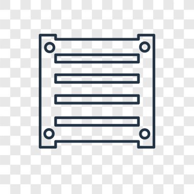 modaya uygun bir tasarım tarzı kutusu simgesi. saydam arka plan üzerinde izole kutusu simgesi. Kutu vektör simgesi basit ve modern düz simgesi web sitesi, mobil, logo, app, için Kullanıcı arabirimi. kutusu simge vektör çizim, Eps10.