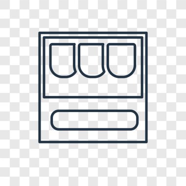 modaya uygun bir tasarım tarzı Pazar simgesi. saydam arka plan üzerinde izole Pazar simgesi. Pazar vektör simgesi basit ve modern düz simgesi web sitesi, mobil, logo, app, UI. Pazar simge vektör çizim, Eps10.