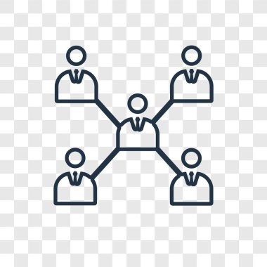 modaya uygun bir tasarım tarzı Organizasyon simgesi. Organizasyon simgesi üzerinde şeffaf arka plan izole. Organizasyon vektör simgesi basit ve modern düz simgesi web sitesi, mobil, logo, app, UI. organizasyon simge vektör çizim, Eps10.