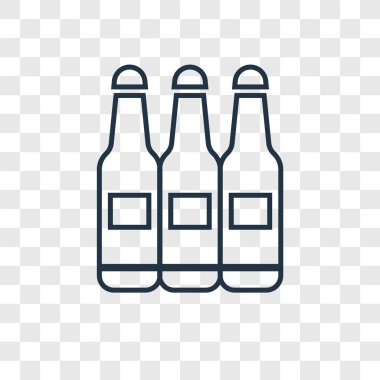 modaya uygun bir tasarım tarzı bira simgesi. bira simgesi üzerinde şeffaf arka plan izole. bira vektör simgesi basit ve modern düz simgesi web sitesi, mobil, logo, app, UI. bira simge vektör çizim, Eps10.