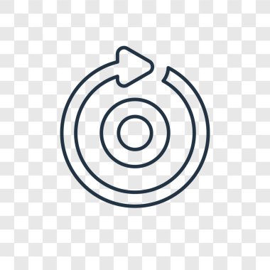 modaya uygun bir tasarım stili simgesini yeniden yükleyin. saydam arka plan üzerinde izole simgesini yeniden yükleyin. vektör simgesi basit ve modern düz simgesi web sitesi, mobil, logo, app, yeniden UI. simge vektör çizim, Eps10 yeniden.