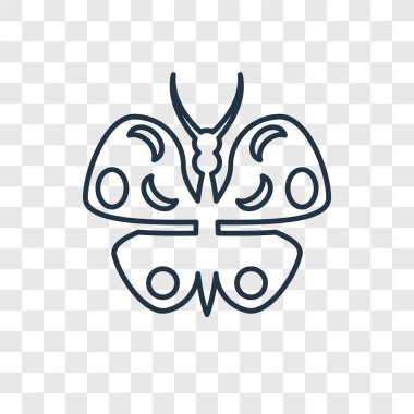 modaya uygun bir tasarım tarzı kelebek simgesi. kelebek simgesi üzerinde şeffaf arka plan izole. kelebek vektör simgesi basit ve modern düz simgesi web sitesi, mobil, logo, app, UI. kelebek simge vektör çizim, Eps10.