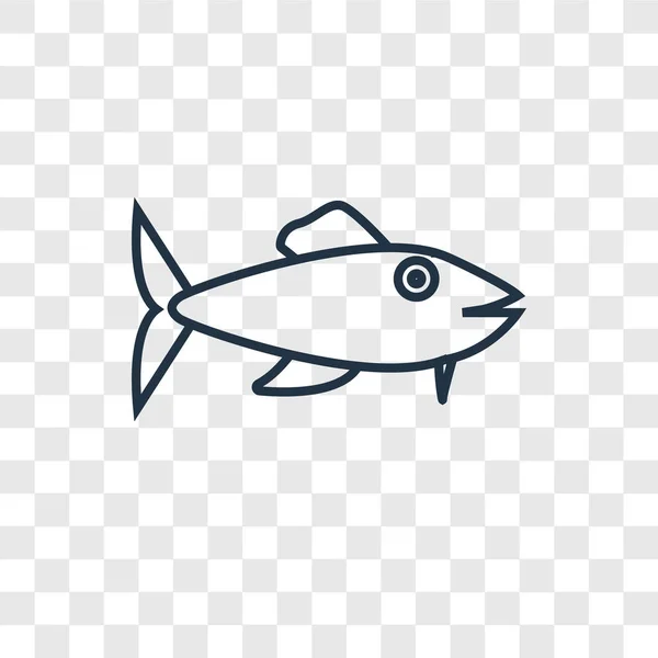 Piranha Pictogram Trendy Stijl Piranha Pictogram Geïsoleerd Transparante Achtergrond Piranha — Stockvector