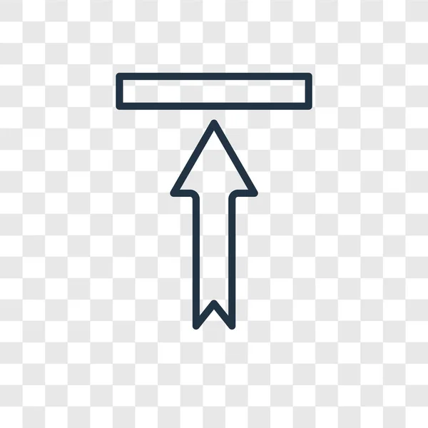 Pfeil Symbol Trendigen Design Stil Pfeilsymbol Auf Transparentem Hintergrund Isoliert — Stockvektor