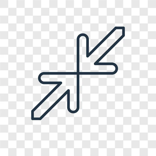 Minimieren Sie Das Symbol Trendigen Design Stil Minimieren Icon Isoliert — Stockvektor