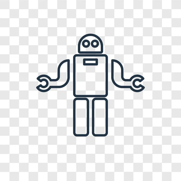 Icono Del Robot Estilo Diseño Moda Icono Del Robot Aislado — Vector de stock