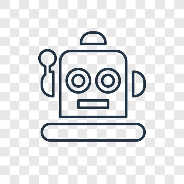 Icono Del Robot Estilo Diseño Moda Icono Del Robot Aislado — Vector de stock