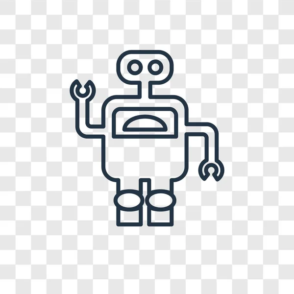 Icono Del Robot Estilo Diseño Moda Icono Del Robot Aislado — Vector de stock