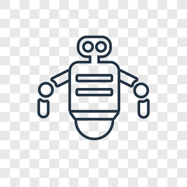 Icono Del Robot Estilo Diseño Moda Icono Del Robot Aislado — Vector de stock